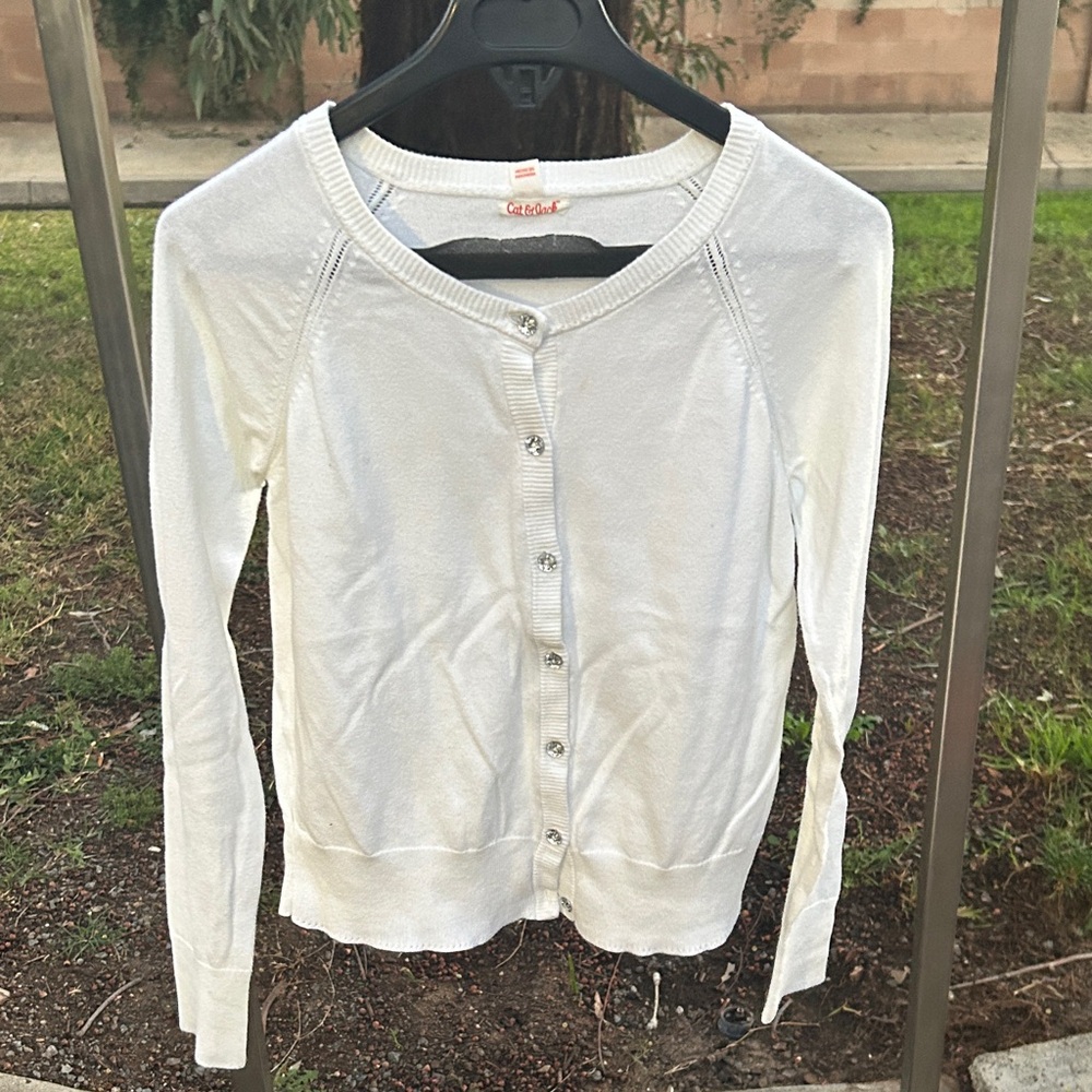 Cat & Jack White Button Down Shirt